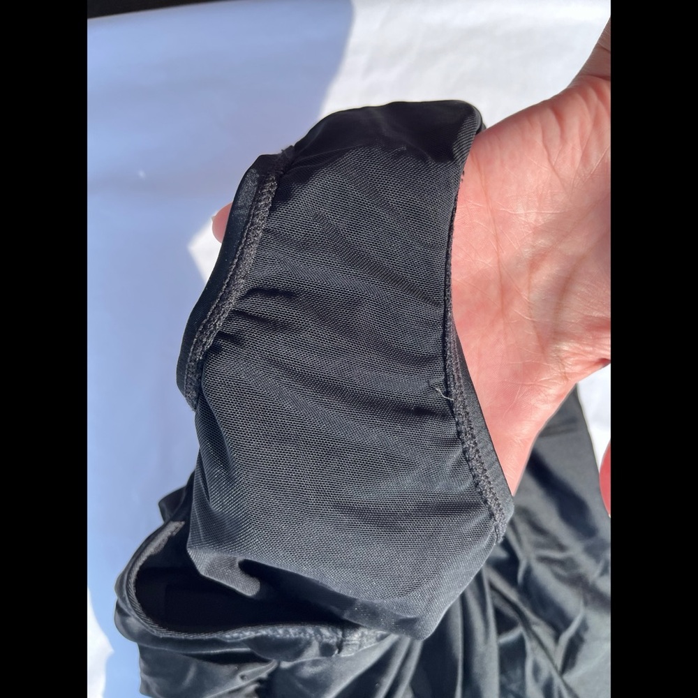 Torrid Black Floral One-Piece Swimsuit - Picture 9 of 11